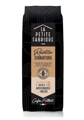 Caf&eacute; en grain La petite fabrique Recette Signature 250g Intensit&eacute; 6