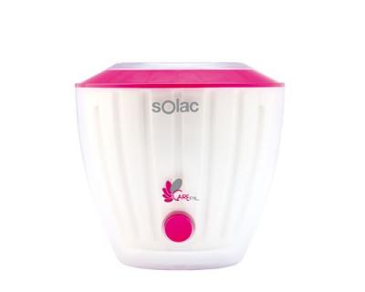 Cuve cire d&eacute;pilatoire Solac DC7501 Blanc et Rose 