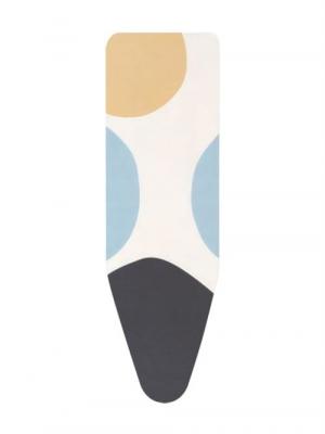 Housse table &agrave; repasser Brabantia PerfectFlow Spring Bubbles Taille C Blanc