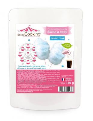 Pr&eacute;paration sucr&eacute;e Barbe &agrave; papa cola, Scrapcooking