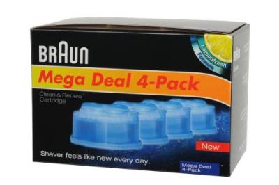 Pack de 4 recharges de liquide de nettoyage BRAUN 4210201072447