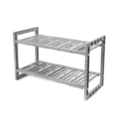 COMPACTOR Compactor &Eacute;tag&egrave;re extensible Gris 50/76 x 30 x H.40 cm RAN7011 - Gris
