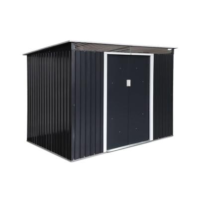 Abri de jardin anthracite 4,85m2 puits de lumi&egrave;re