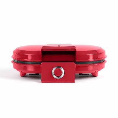 Livoo Appareil &agrave; gaufres DOP195 LIVOO Feel good moments R&eacute;sine Rouge