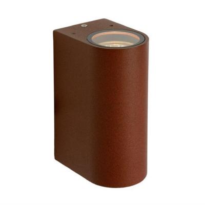 Lucide BOOGY - Spot Mural Ext&eacute;rieur - GU10 - IP44 - Rouille