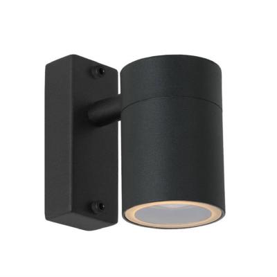 Applique murale cylindre Arne LED IP44 H11 cm - Noir