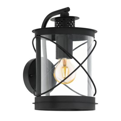 Eglo lampe murale d'ext&eacute;rieur hilburn 20x20x28 cm noir 425193