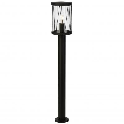BRILLIANT Potelet ext&eacute;rieur Reed - 80,5x13,3 cm - Noir d&eacute;poli