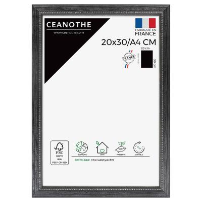 Cadre photo Perle noir 20x30 cm Brio 34122