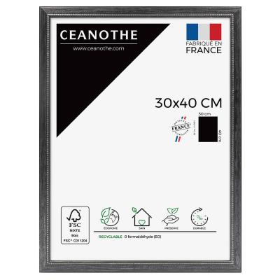 Cadre photo Perle noir 30x40 cm Brio 34124