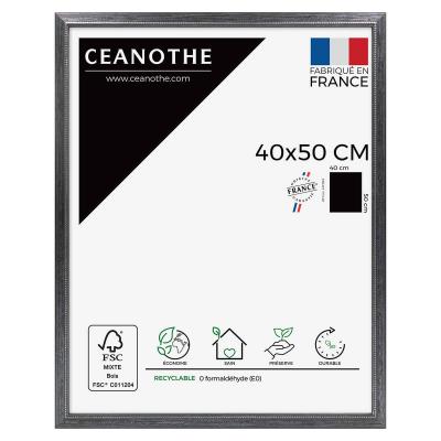 Cadre photo Perle noir 40x50 cm Brio 34143
