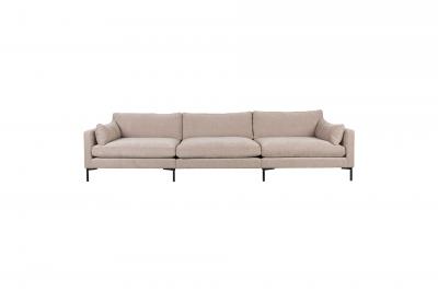 Canap&eacute; 5 places en tissu - Summer - Couleur - Beige - Zuiver