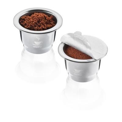 Lot de 2 Capsules suppl&eacute;mentaires inox pour Set de capsules CONSCIO