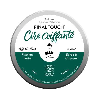 Cire coiffante naturelle Final Touch - Monsieur Barbier