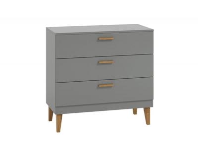 KOCOT KIDS Tomi Commode d'enfant, Gris, 90x47x100