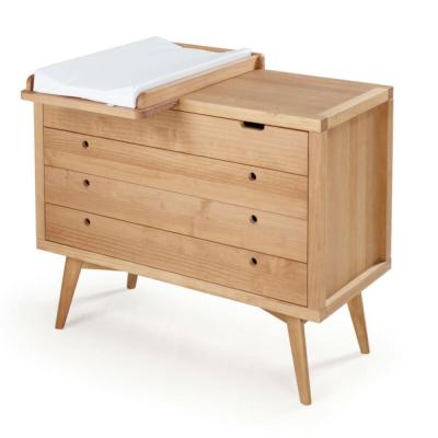 Akiten Retail Commode &agrave; Langer 4 tiroirs Marley Bois Naturel