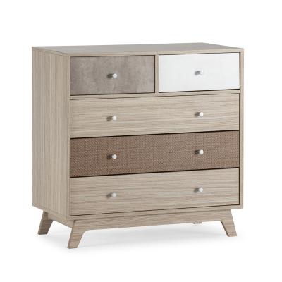 Commode de nuit maia 5 tiroirs multicolores I23121