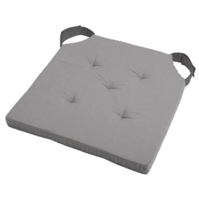 Coussin de Chaise Bicolore Souris/Gris 38 x 38 x 4 cm - Souris/Gris