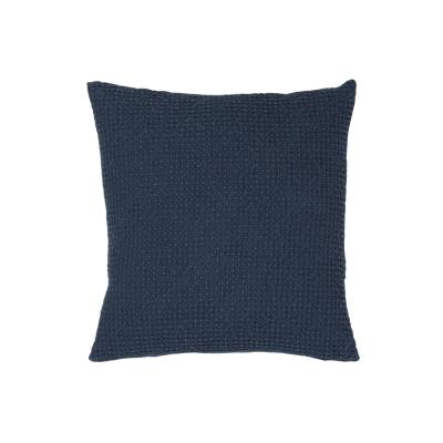VIVARAISE - COUSSIN STEONEWASHED MAIA NAVY 45 x 45 cm