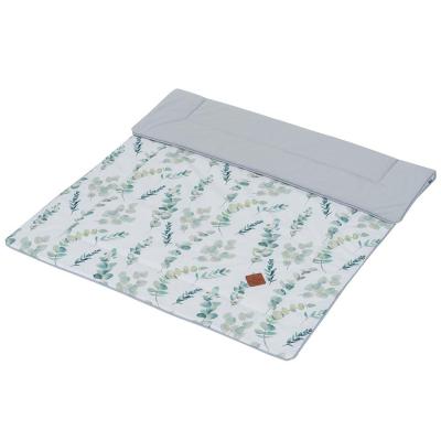 Sevira Kids - Couverture b&eacute;b&eacute; r&eacute;versible, Eucalyptus Made in France