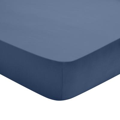 Drap Housse Coton Bleu 160x200 cm - DODO
