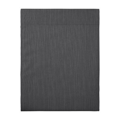 Drap plat fines rayures en bambou, &Eacute;CORCE Gris Carbone