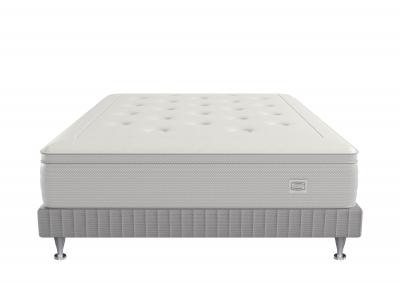 Ensemble 90 x 200 matelas H33 ressort ensach&eacute;s, ferme, sommier