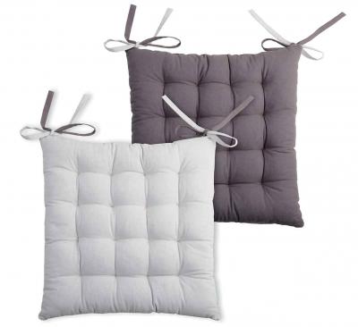 Lovely Casa Galette 16 Points, Charme, Gris Perle, 1 Unit&eacute; (Lot de 1)