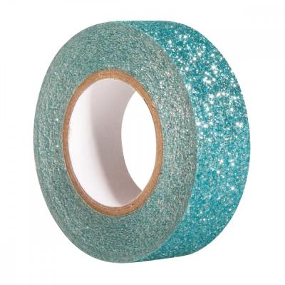 Rayher 59925390&nbsp;Glitter Tape, 15&nbsp;mm, Rouleau 5&nbsp;m, Lagon