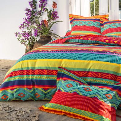 Housse de couette motifs graphiques - Multicolore