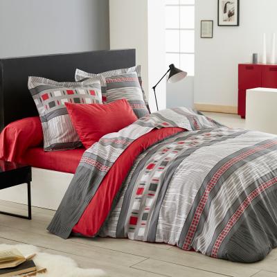 Housse de couette imprim&eacute;e en lyocell, corentin D97-0263401-603000-OR