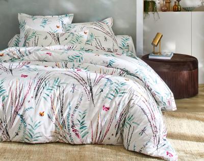 Housse de couette r&eacute;versible 240x260 multicolore en coton