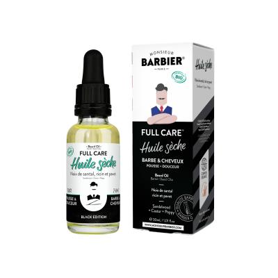 Monsieur BARBIER Huile Pour Barbe & Cheveux Black Edition 30ml