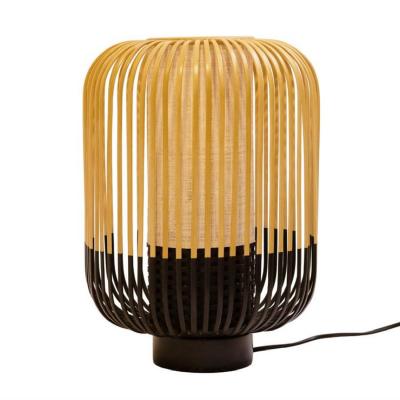 Forestier Bamboo Light M lampe &agrave; poser 39&nbsp;cm noire