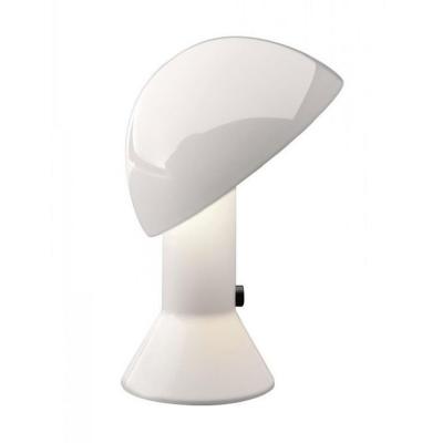 Lampe, design, r&eacute;sine blanc, MARTINELLI LUCE Elmetto blanc H28cm