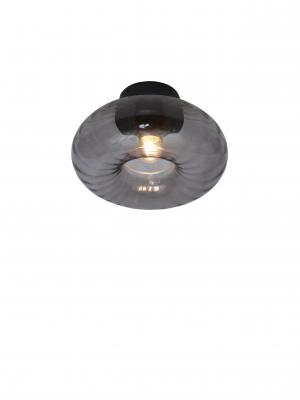 It s About Romi Plafonnier en Verre BRUSSELS Rond Anthracite