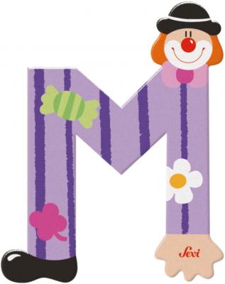 Sevi-81749-Lettre d&eacute;co bois-Lettre Clown M