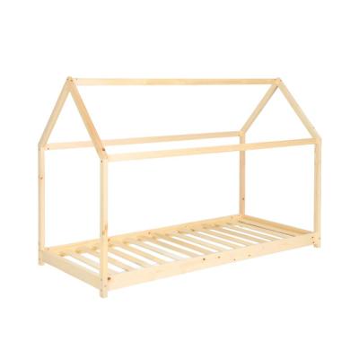 Lit cabane enfant 90x190 en pin naturel sweeek