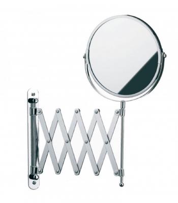 Miroir mural Avita - Kela - Gris - M&eacute;tal