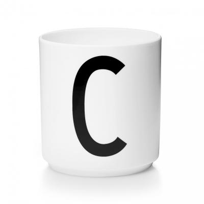DESIGN LETTERS Tasse en porcelaine Personal  - C - blanc