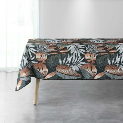 Douceur d'Int&eacute;rieur ALIANOR Nappe Rectangle, Kaki, 150 x 240 CM