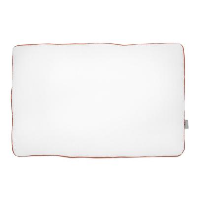 Oreiller b&eacute;b&eacute; plat et r&eacute;versible gaze de coton blanc 35x40 cm