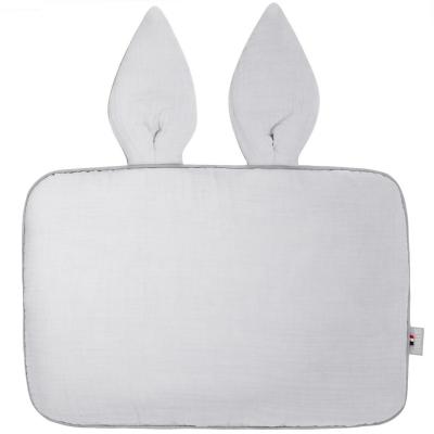 Oreiller plat lapin - Jeanne lapin- gris