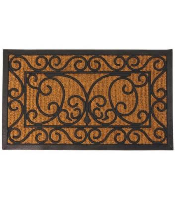 FS Rb08 Paillasson rectangulaire en Caoutchouc et Coke 75 x 45 cm
