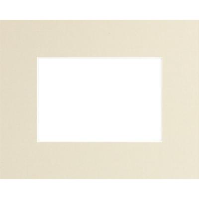 Passe-partout carton beige 40x50 cm ouverture 30x40 cm
