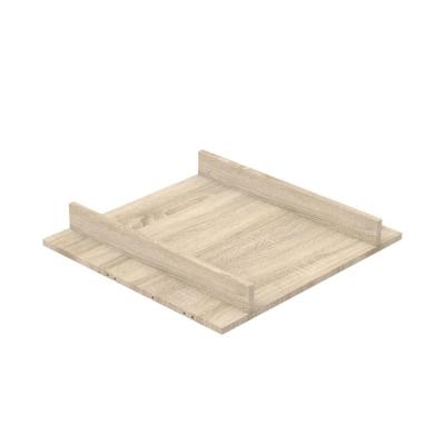 Dispositif &agrave; langer 77x55,5cm en m&eacute;lamine marron