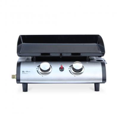 Plancha gaz PORTHOS 2 br&ucirc;leurs 5 kW