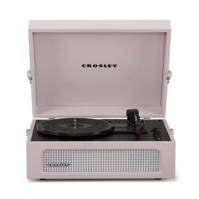 Platine vinyle portable avec Bluetooth rose p&acirc;le