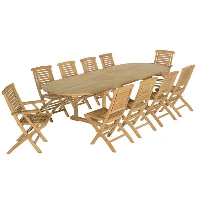 Salon de jardin teck khania 10 places