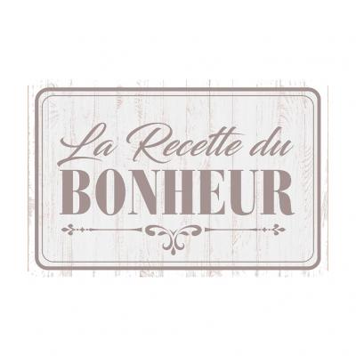 Cadoons Set de table - RECETTE DU BONHEUR